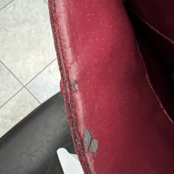 Nature breeze knee high red fringe 5.5 boots - Picture 8 of 11